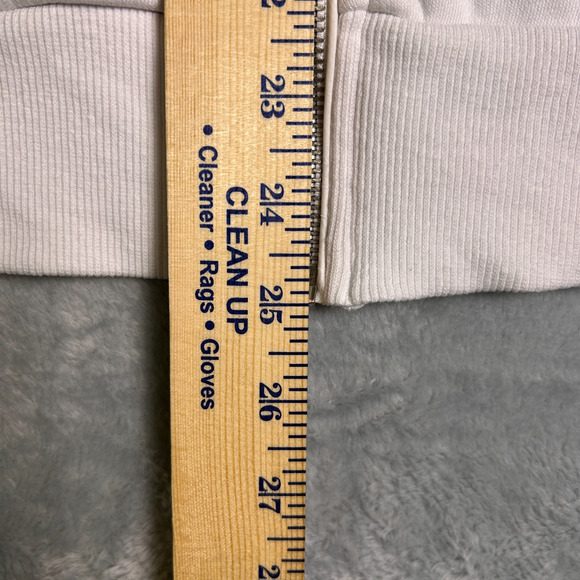 Michael Kors White Zip Up Logo Hoodie Mens XS Full Zip Comfort Soft Designer - Picture 7 of 7